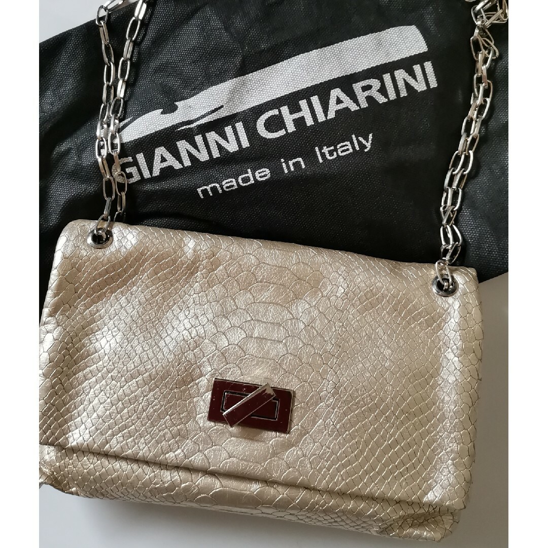 GIANNI CHIARINI(ジャンニキャリーニ)のレザー★ジャンニ キアリーニ ＊ミニショルダーバッグ イタリア製 レディースのバッグ(ショルダーバッグ)の商品写真