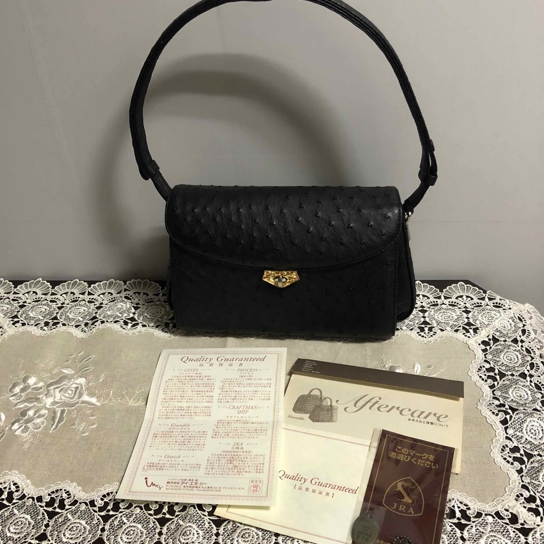 ★未使用に近い　オーストリッチ bag