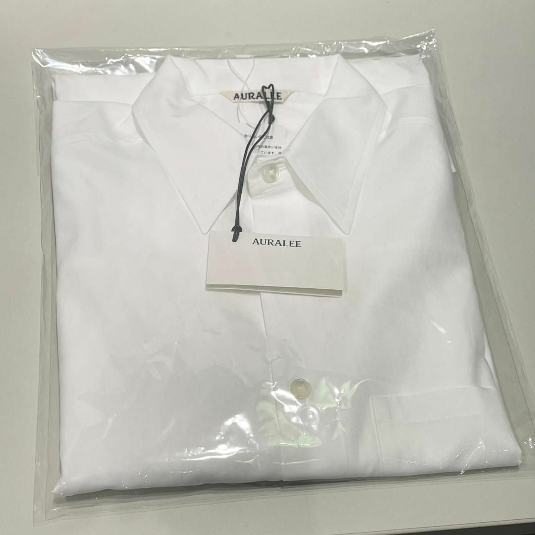 AURALEE - 23ss 新品 AURALEE BIG HALF SLEEVED SHIRT 3の通販 by