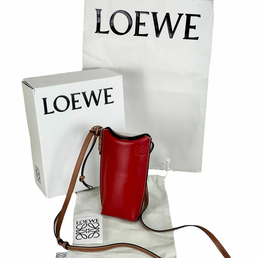 お買物マラソン最大1000円OFFクーポンあり LOEWE 美品ロエベ ポケット