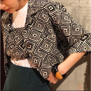 ロク(6 (ROKU))の＜6(ROKU)＞PRINT SHORT SLEEVE SHIRT/シャツ(シャツ/ブラウス(半袖/袖なし))