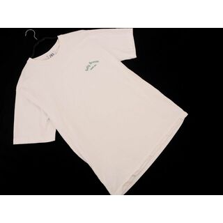 ザラ(ZARA)のZARA ザラ 刺繍 Tシャツ sizeS/白 ■◆ メンズ(Tシャツ/カットソー(半袖/袖なし))