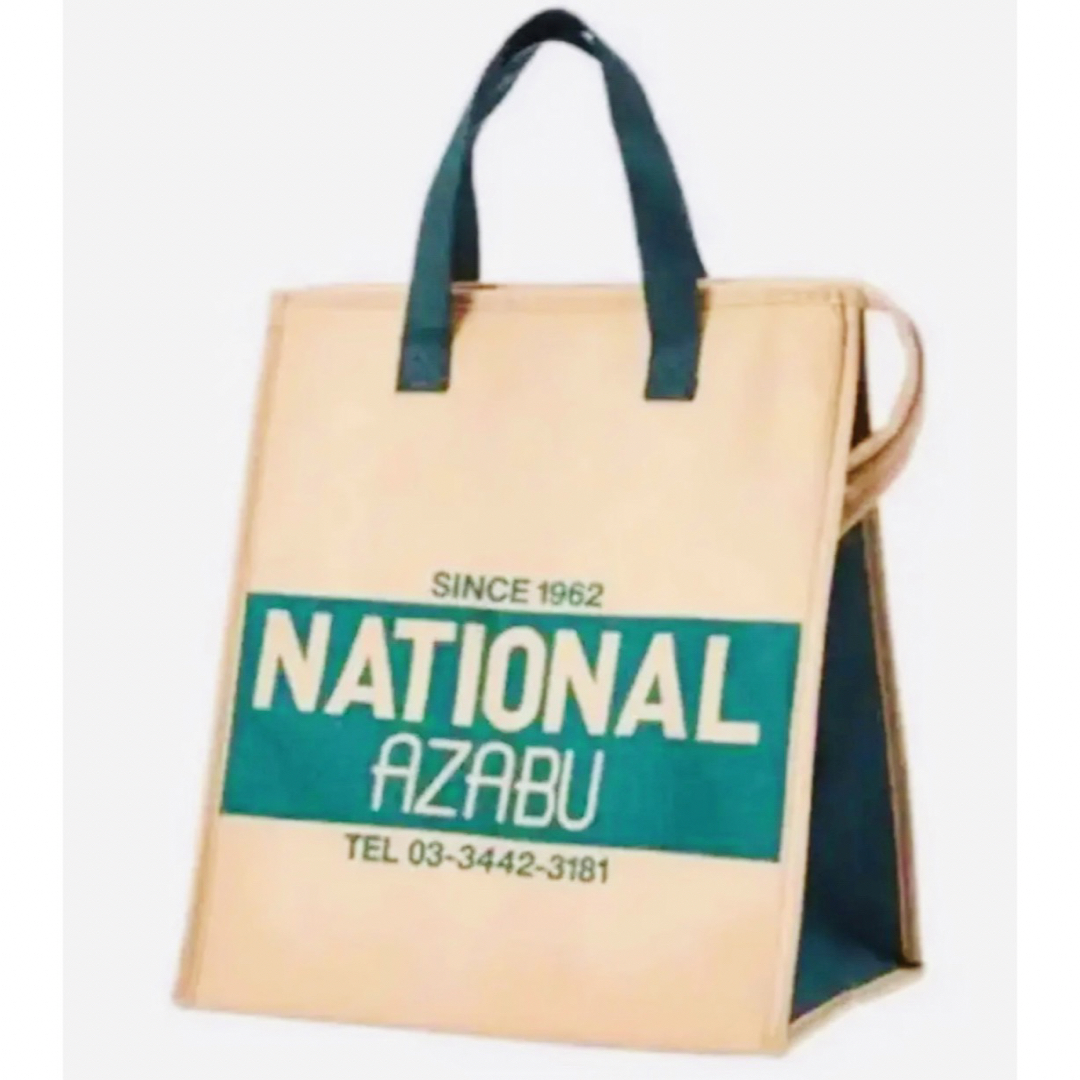 人気完売品　ナショナルアザブ　保冷エコバッグ　保冷トートバッグ レディースのバッグ(エコバッグ)の商品写真