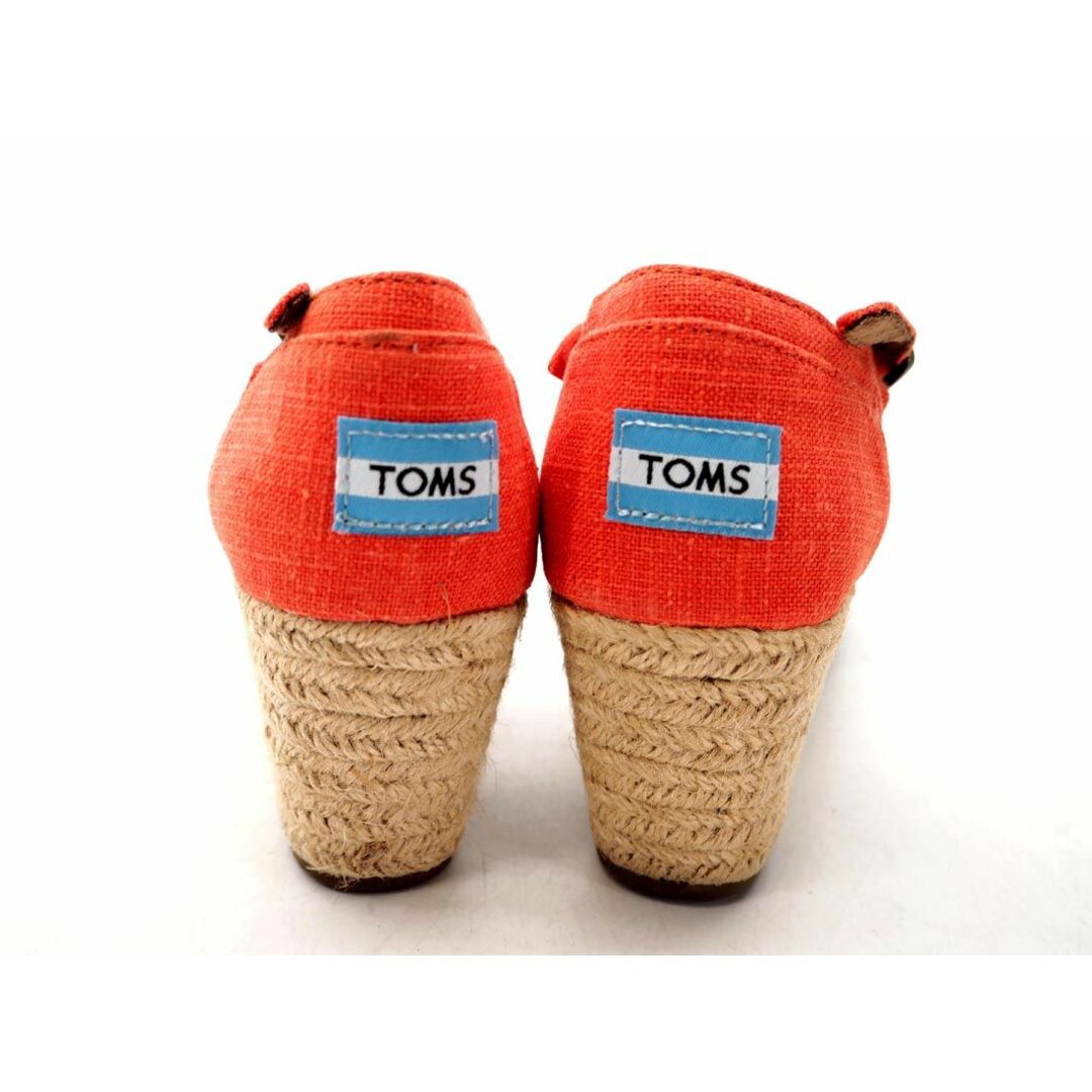 TOMS(トムズ)のTOMS トムス アンクルストラップ ウェッジソール サンダル size7（25ｃｍ）/ピンクｘオレンジ ■◆ レディース レディースの靴/シューズ(サンダル)の商品写真