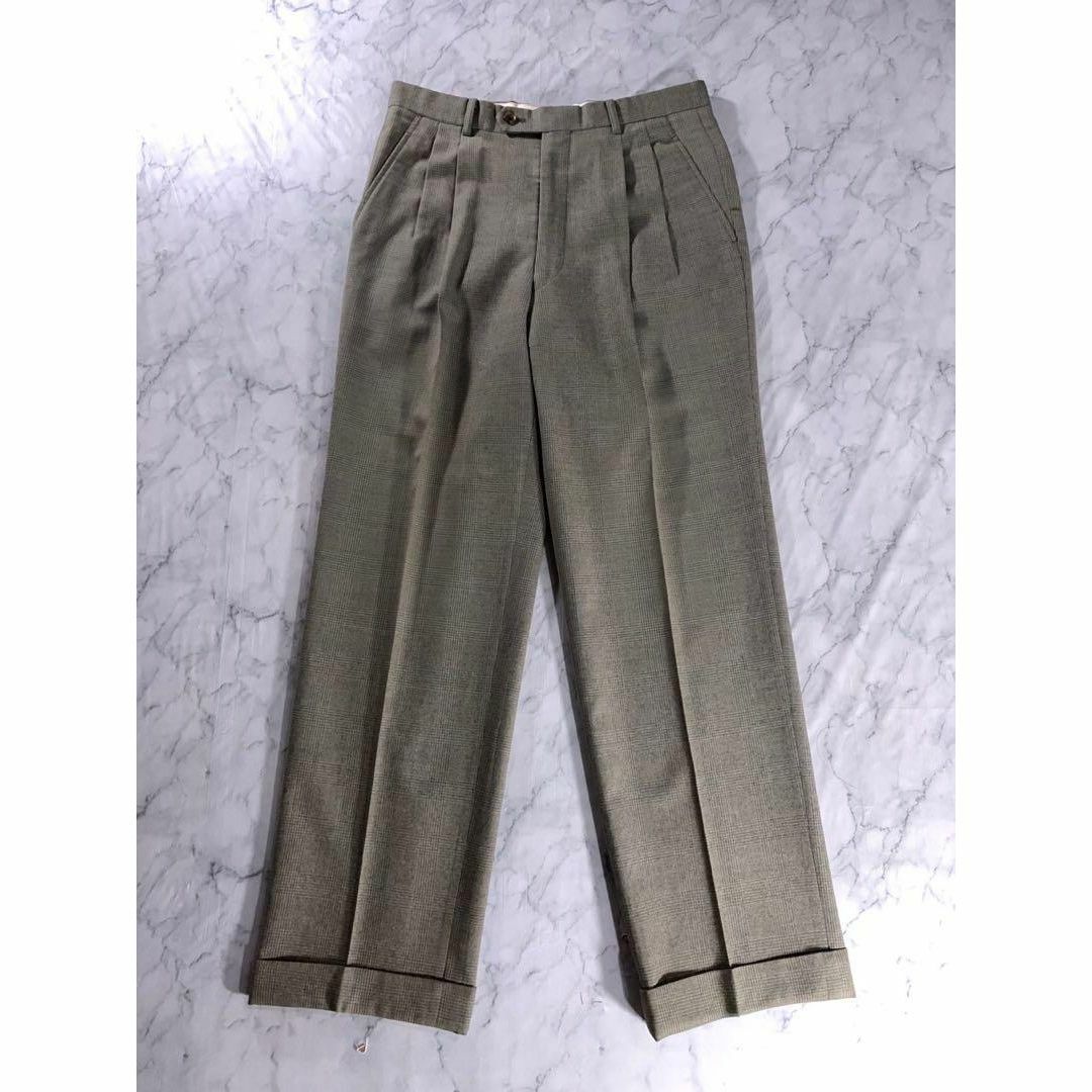 Mitsumine - 90s レトロ 古着 スーツ セットアップ グレンチェック XL
