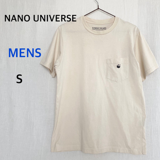 ナノユニバース(nano・universe)のNANO UNIVERSE ナノユニバース　コットン　Tシャツ Sサイズ(Tシャツ/カットソー(半袖/袖なし))