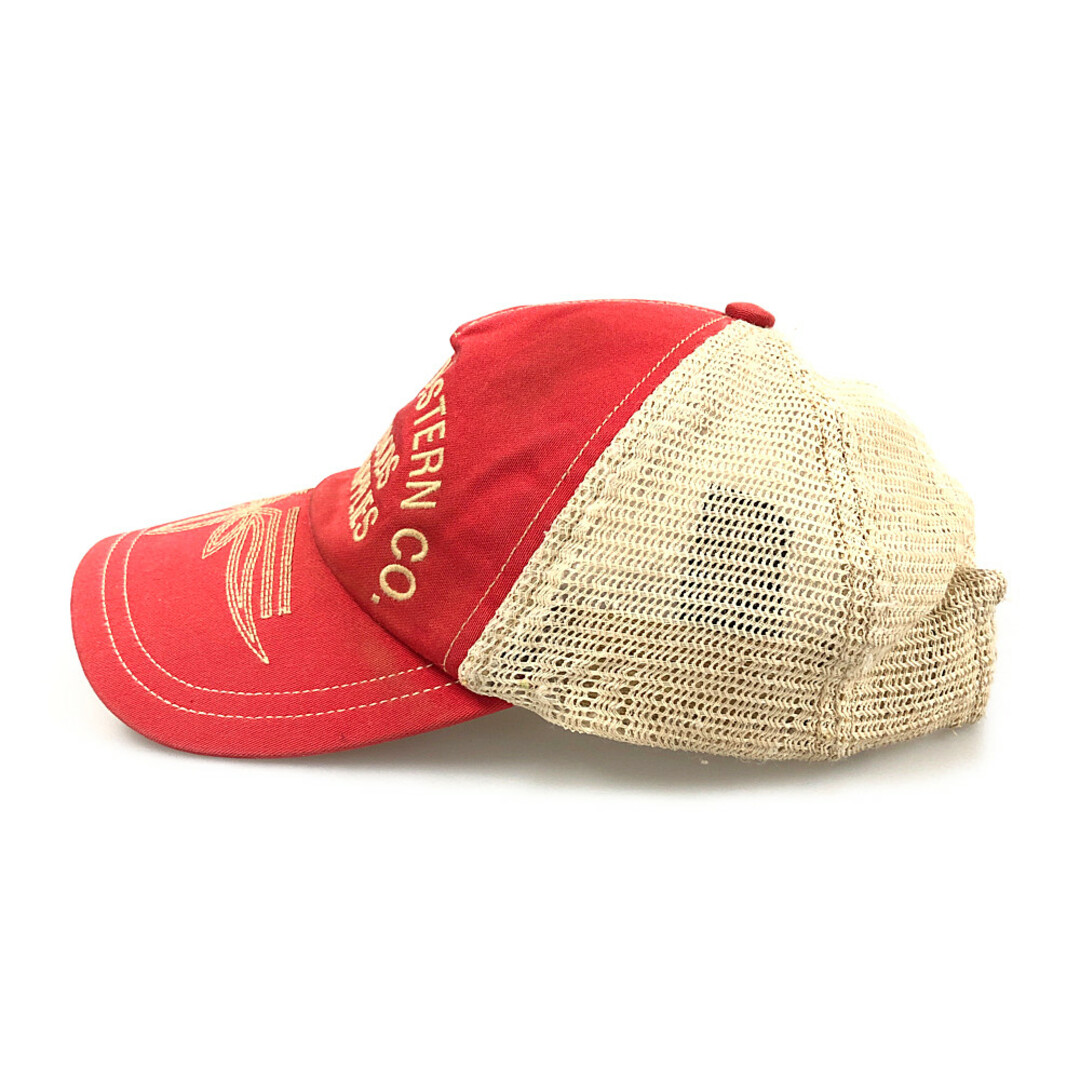 RRL(ダブルアールエル)のRRL ダブルアールエル メッシュ キャップ レッド×ベージュ サイズフリー 正規品 / 31127 メンズの帽子(キャップ)の商品写真