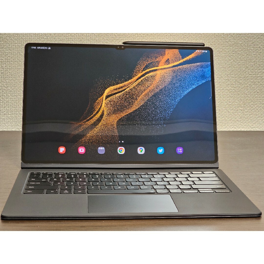 Galaxy - 国内版 Galaxy Tab S8 Ultraと純正ブックカバーキーボードの