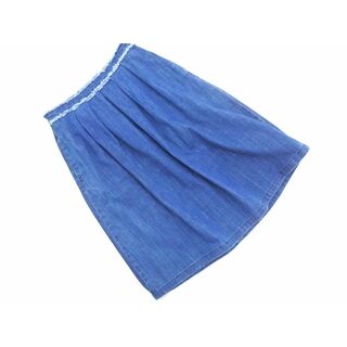 マックスアンドコー(Max & Co.)のマックスアンドコー デニムスカート size36/青 ■■ レディース(ひざ丈スカート)