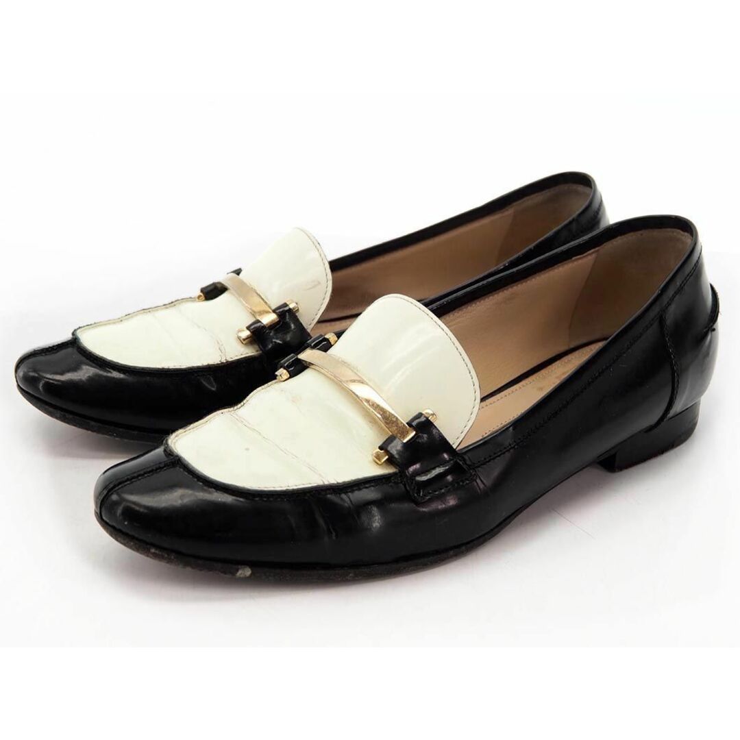 PELLICO ペリーコ バイカラー ローファー シューズ size36（23.0cm位）/白ｘ黒  レディース 