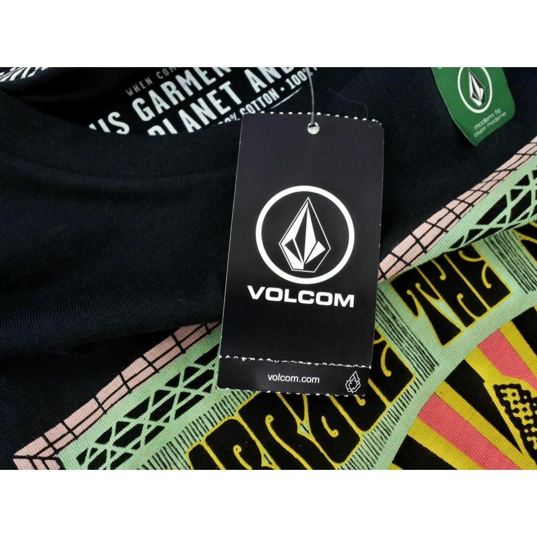 volcom(ボルコム)の新品 Volcom ボルコム プリント Tシャツ sizeM/黒 ■◆ メンズ メンズのトップス(Tシャツ/カットソー(半袖/袖なし))の商品写真