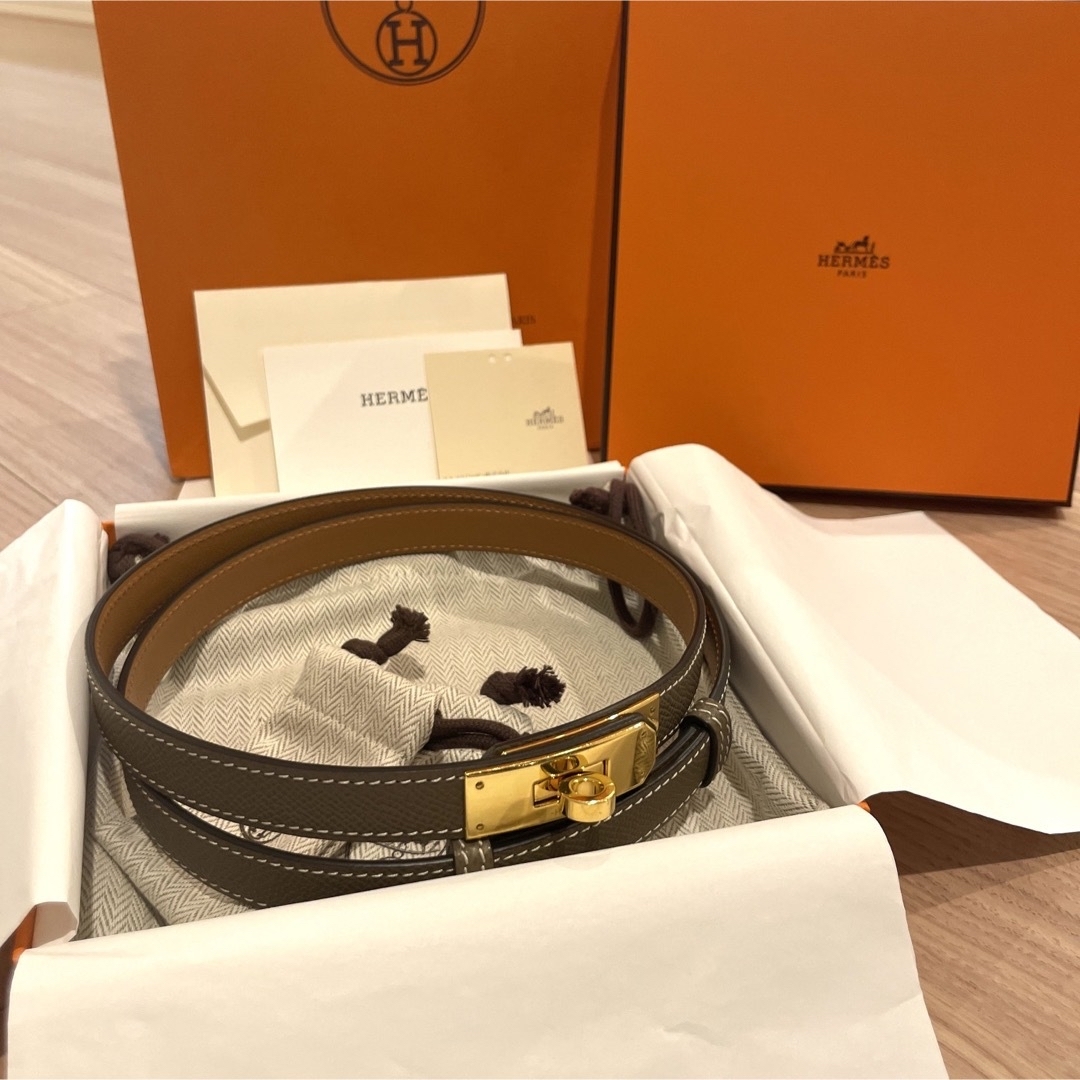 Hermes - 【HERMES】ベルト 《ケリー》 18 エトゥープの通販 by