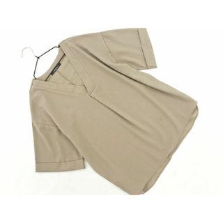 イング(INGNI)のINGNI イング Vネック ブラウス シャツ size38/ベージュ ■◆ レディース(シャツ/ブラウス(半袖/袖なし))