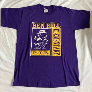 サンタモニカ(Santa Monica)の古着ヴィンテージ　パープルTシャツ(Tシャツ(半袖/袖なし))