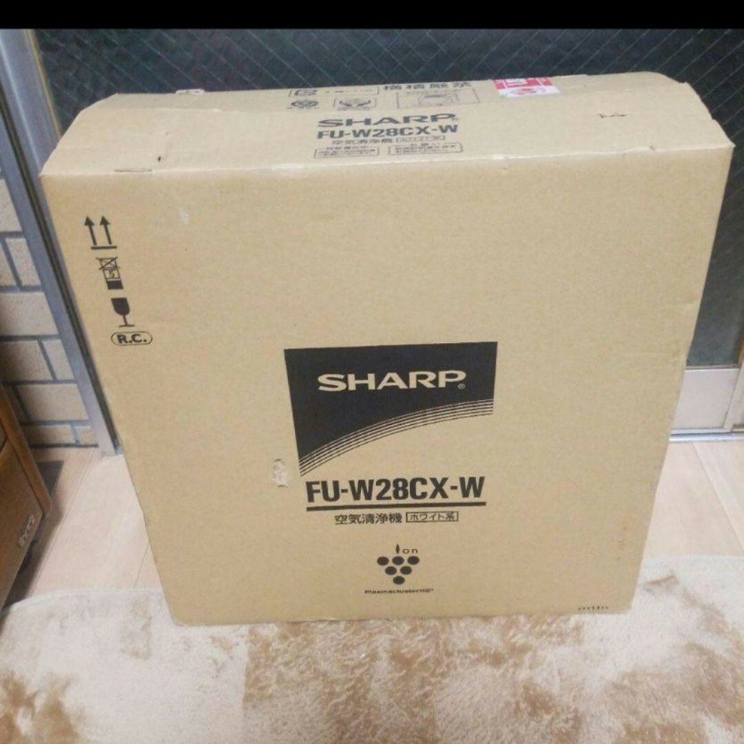 SHARP FU-W28CX-W 空気清浄機ホワイト系KIREION