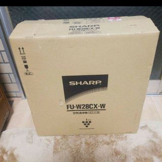 シャープ(SHARP)のSHARP FU-W28CX-W 空気清浄機ホワイト系KIREION(空気清浄器)