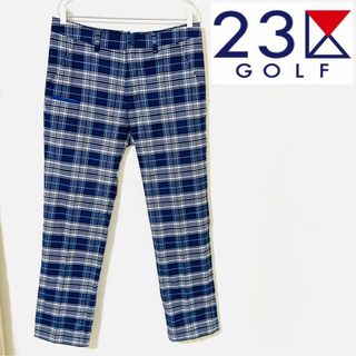 ニジュウサンク(23区)の23区GOLF ゴルフウェア　ゴルフパンツ　チェック柄　メンズ　W86(ウエア)