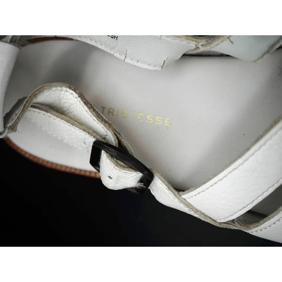 ADIEU TRISTESSE(アデュートリステス)のADIEU TRISTESSE アデュートリステス ベルト サンダル sizeM（23.5cm位）/白 ■◆ レディース レディースの靴/シューズ(サンダル)の商品写真