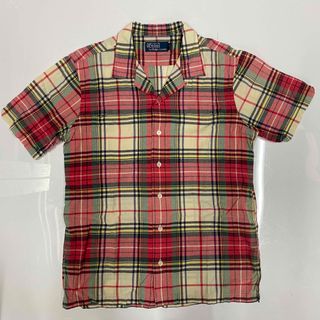 ポロラルフローレン(POLO RALPH LAUREN)のラルフローレン　シャツ　半袖　チェック　レッド系　r510(シャツ)