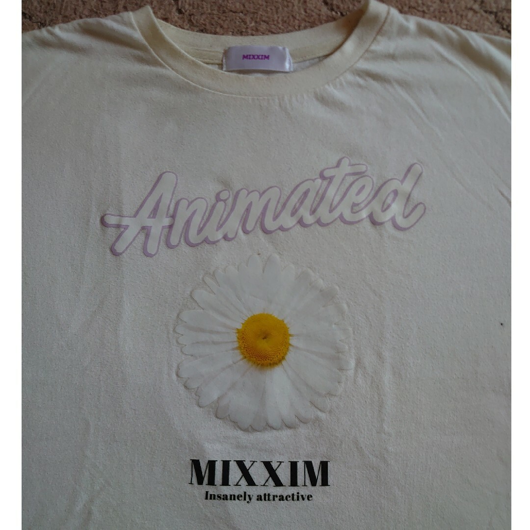 しまむら(シマムラ)のしまむら MIXIMM プリントTシャツ 150cm キッズ/ベビー/マタニティのキッズ服女の子用(90cm~)(Tシャツ/カットソー)の商品写真