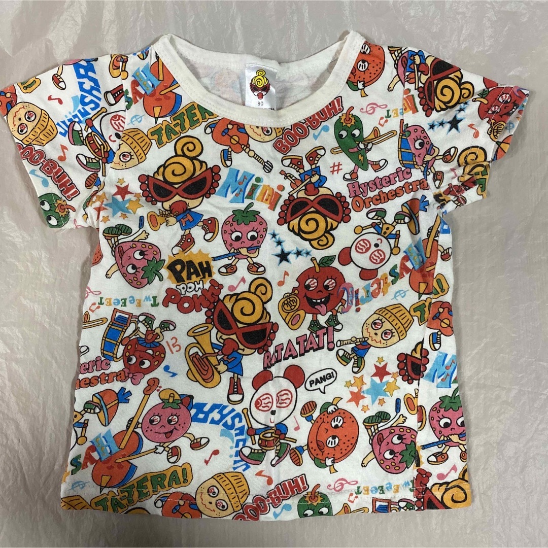 ヒスミニ　子供　ベビー　キッズ　Tシャツ　半袖　ヒステリックミニ　80