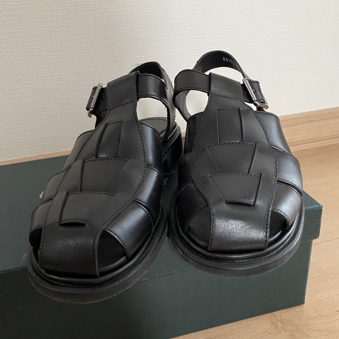 Paraboot(パラブーツ)のパラブーツ　IBERIS   グルカサンダル　黒  サイズ４ レディースの靴/シューズ(サンダル)の商品写真