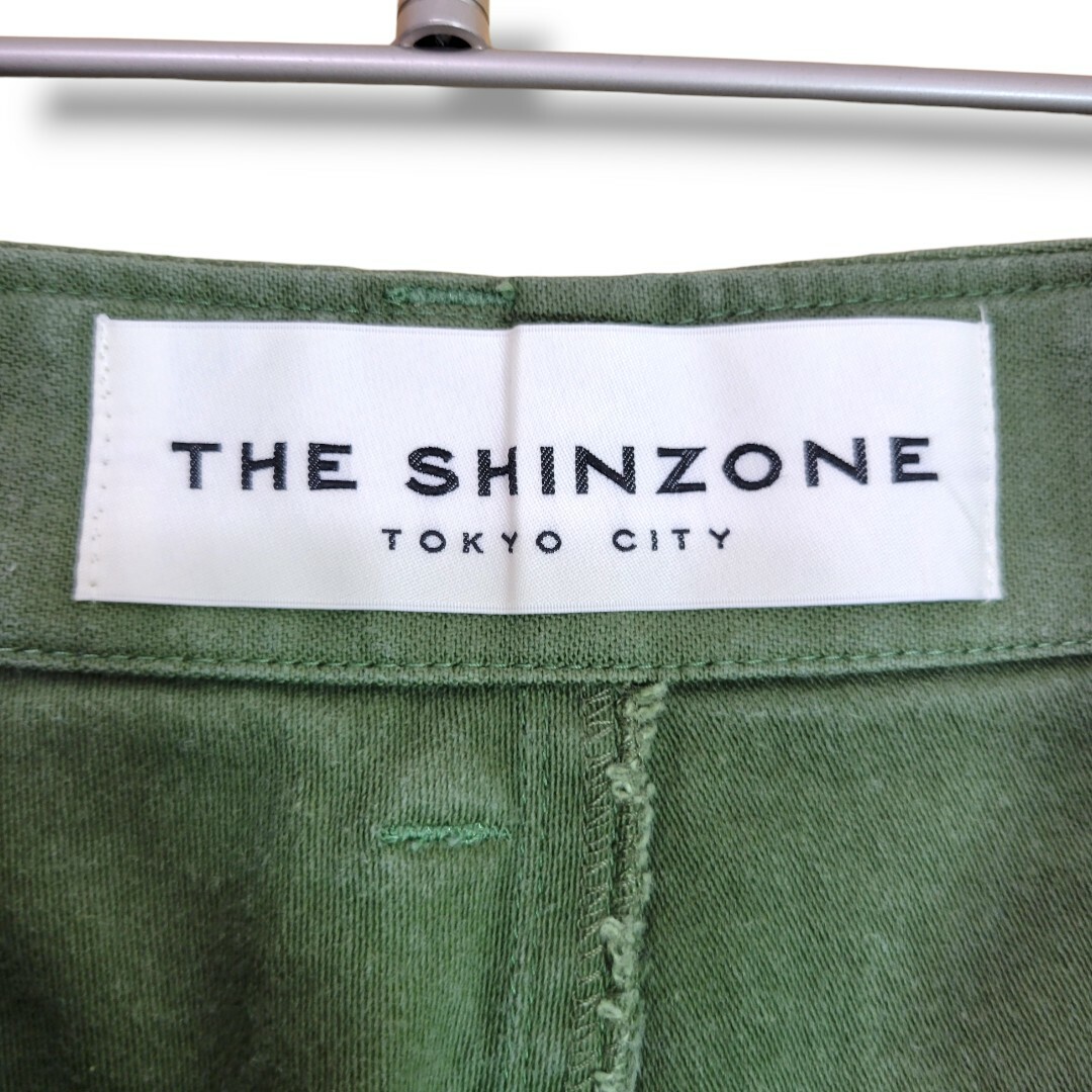 ザシンゾーン THE SHINZONE ベイカーパンツ 34 カーキ オリーブ