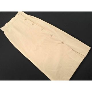 ヘザー(heather)のHeather ヘザー サイドボタン ロング タイト スカート sizeS/ベージュ ■■ レディース(ロングスカート)