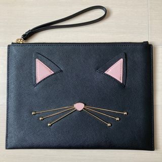 美品　kate spade catsコラボ　スマホショルダー