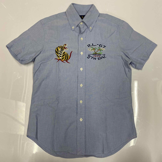 ポロラルフローレン(POLO RALPH LAUREN)のラルフローレン　半袖　虎　シャツ　ライトブルー　r511(シャツ)
