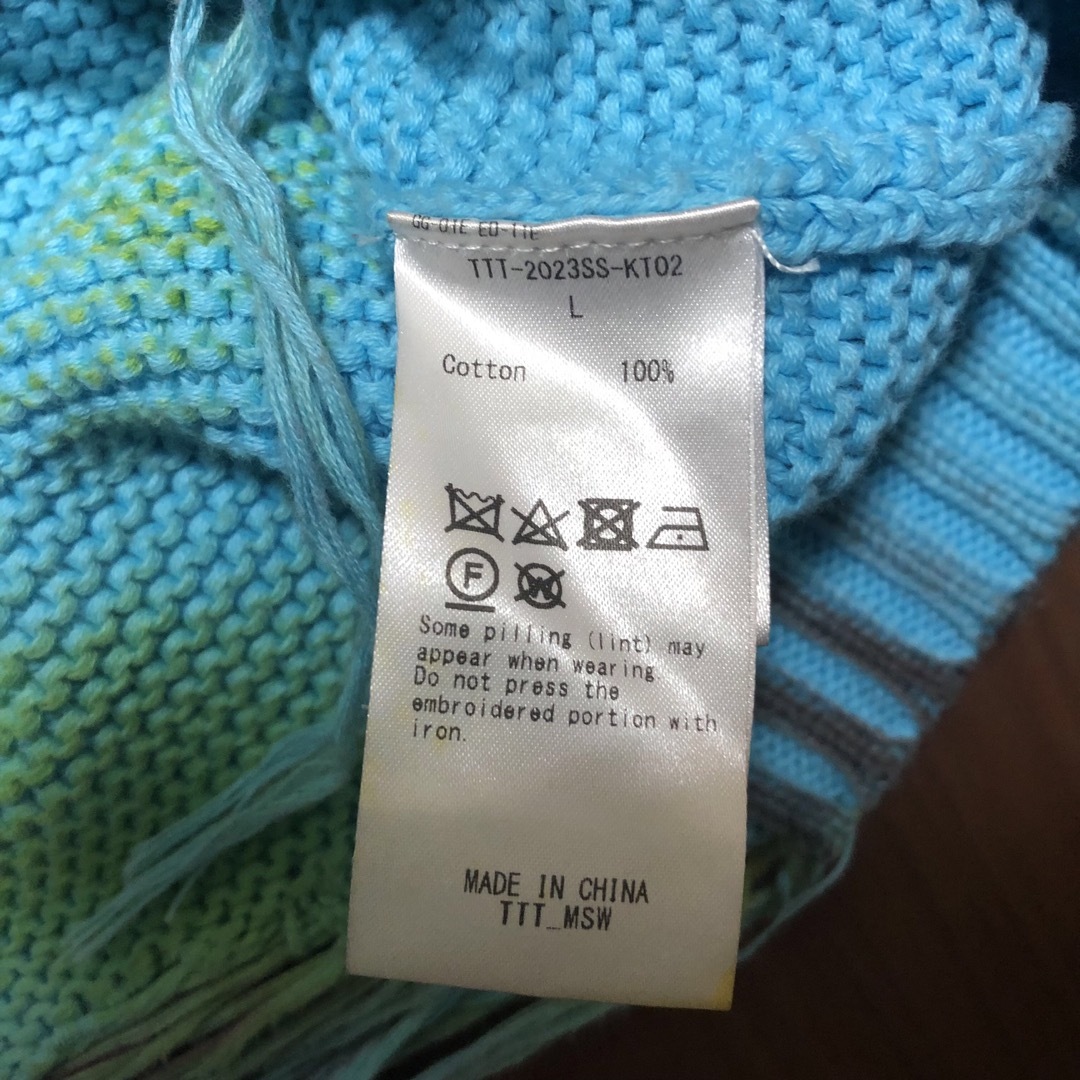 ALLEGE(アレッジ)のTTTMSW 23SS MAKE LOVE Damage Knit メンズのトップス(ニット/セーター)の商品写真