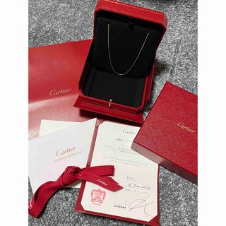 カルティエ(Cartier)の付属品完備　6月6日購入　カルティエ　チェーン　ネックレス　5cm延長加工済み(ネックレス)