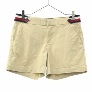 トミーヒルフィガー(TOMMY HILFIGER)のトミーヒルフィガー チノショートパンツ 4 ベージュ TOMMY HILFIGER レディース 【中古】  【230622】(ショートパンツ)