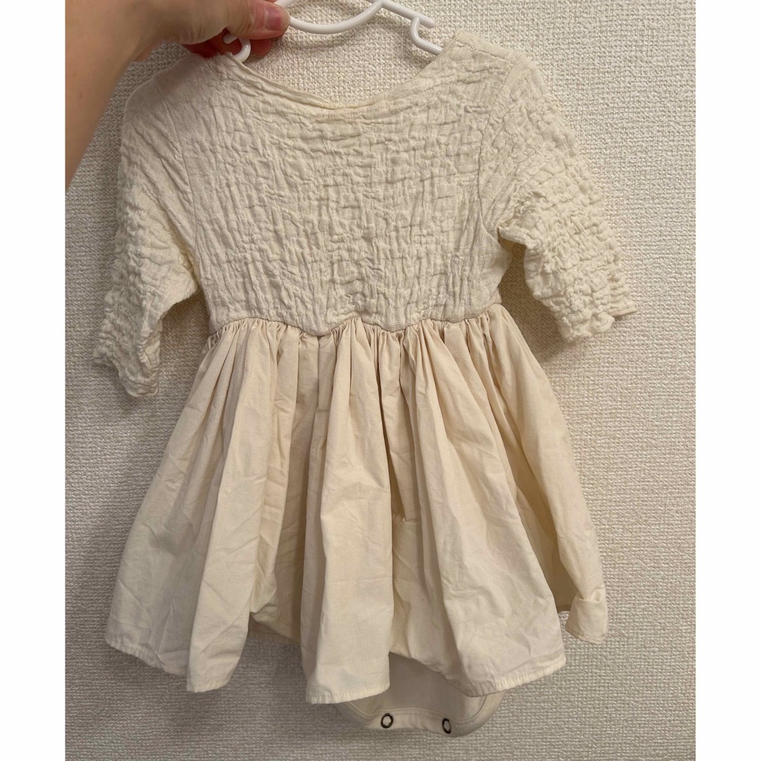 ZARA KIDS(ザラキッズ)のモンベベ　ワンピースロンパース キッズ/ベビー/マタニティのベビー服(~85cm)(ロンパース)の商品写真