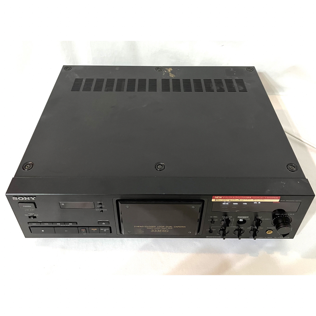 すぐ発送可能! ソニー 3ヘッド カセット デッキ SONY TC-K333ESG