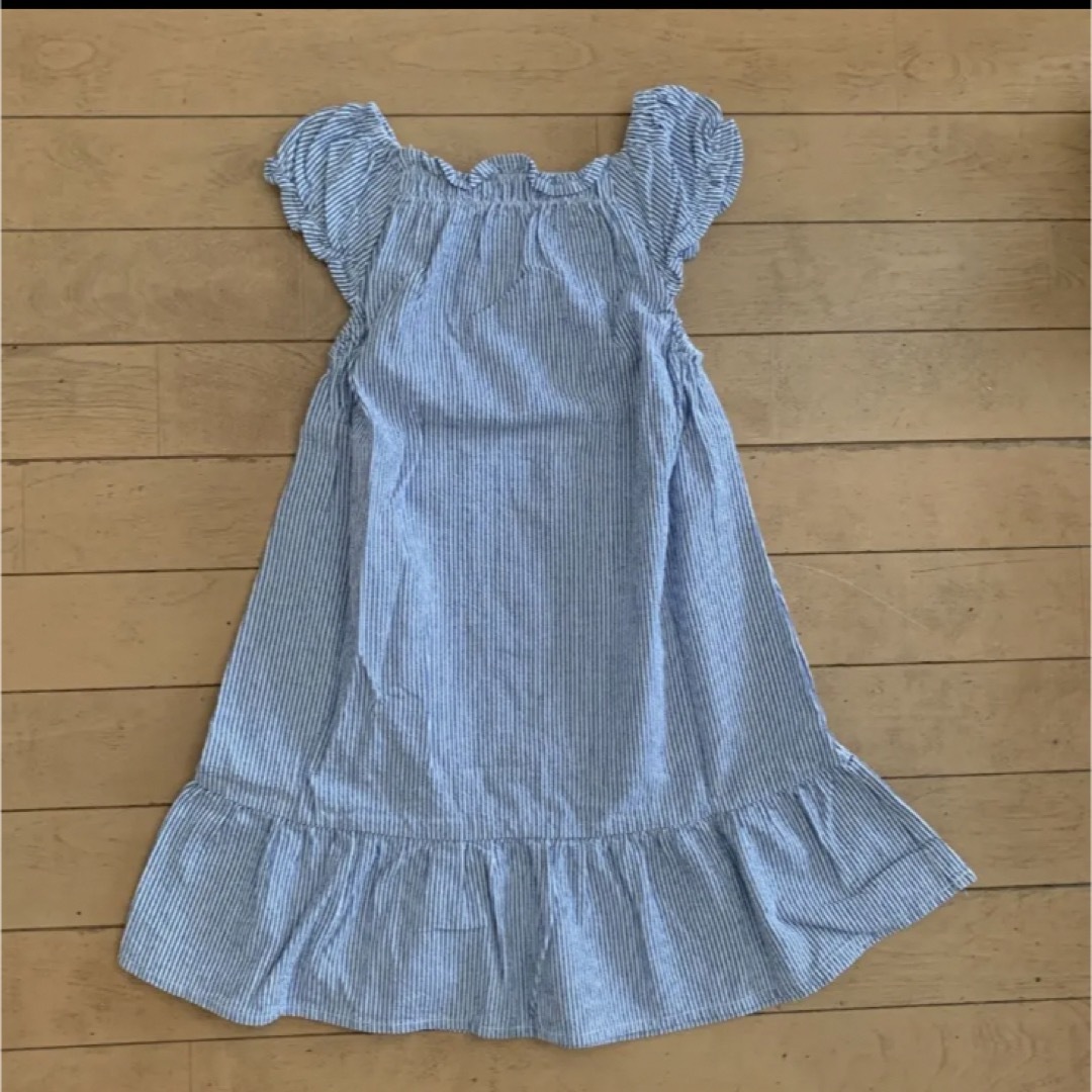 西松屋(ニシマツヤ)の美品　ワンピース　120cm　女児　子供服　1 キッズ/ベビー/マタニティのキッズ服女の子用(90cm~)(ワンピース)の商品写真