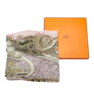 エルメス(Hermes)のエルメス カレ140 ANIMAUX SOLAIRES 太陽の動物たち シースルー スカーフ シルク レディース HERMES 【219-03887】(バンダナ/スカーフ)