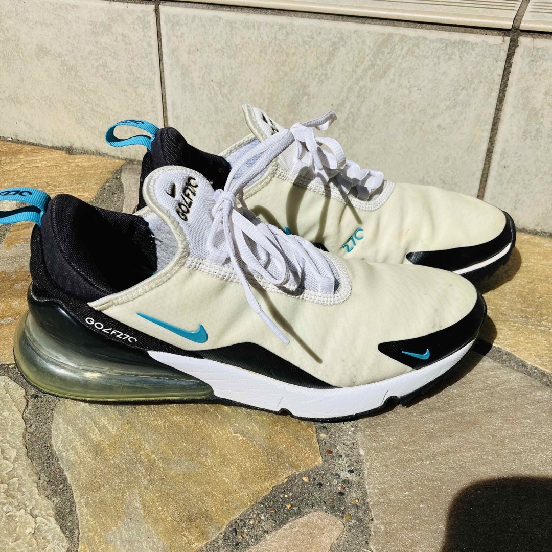ト送料込 渋野日向子選手着用 NIKE Airmax270GOLF ゴルフシューズ