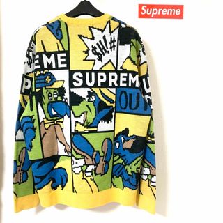 Supreme - Supreme 20SS Cartoon Sweater セーター イエロー Lの