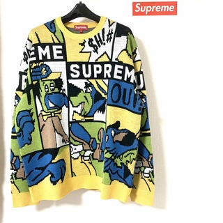 【綺麗】supreme cartoon sweater カートゥーン　セーター