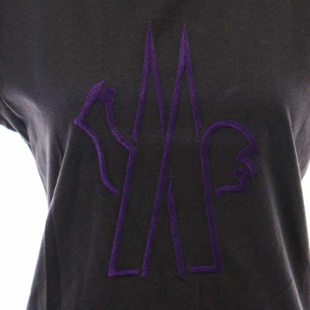 MONCLER - モンクレール MONCLER Tシャツ カットソー ロゴ刺繍 半袖 XS