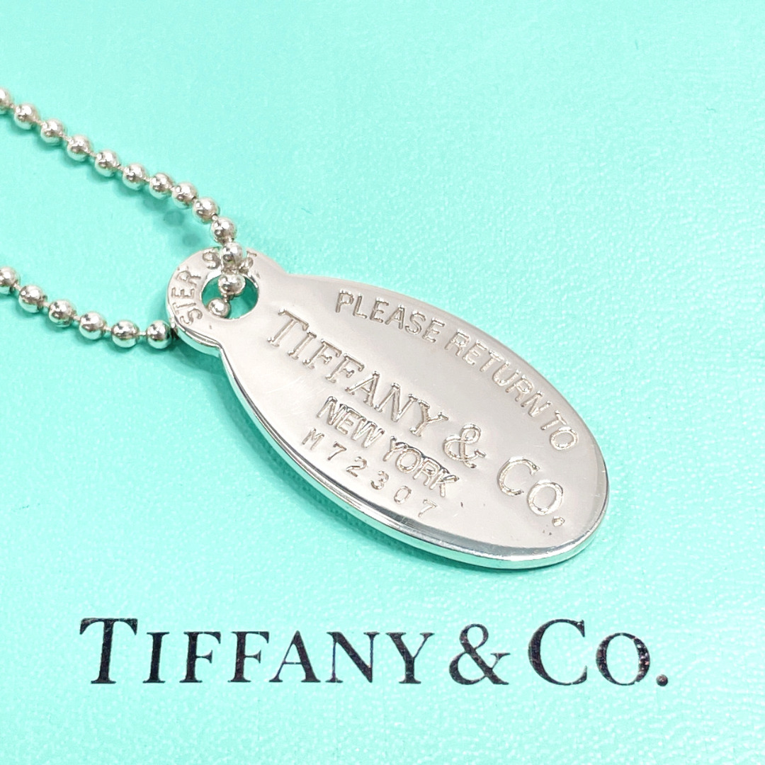 PLEASE RETURN TO TIFFANY オーバル　ティファニーシルバーチェーン