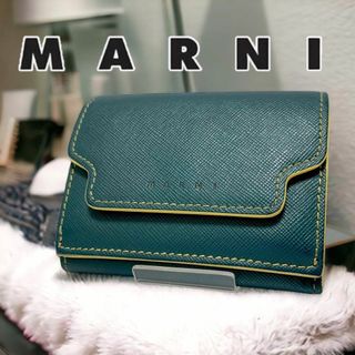 MARNI マルニ 二つ折りお財布 イエロー 箱付き 美品 レディース | www