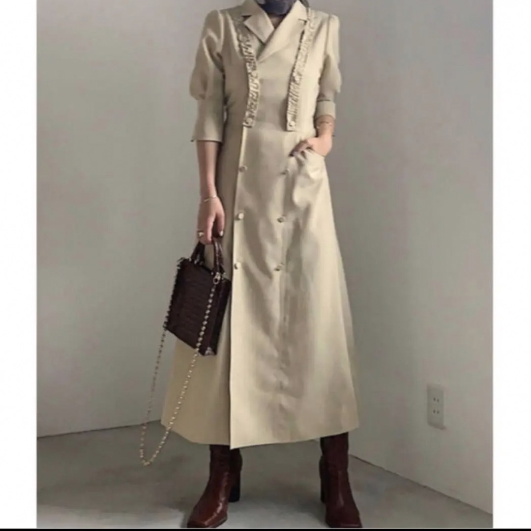 ロングワンピース/マキシワンピースAmeri vintage TAILOR SUSPENDER DRESS