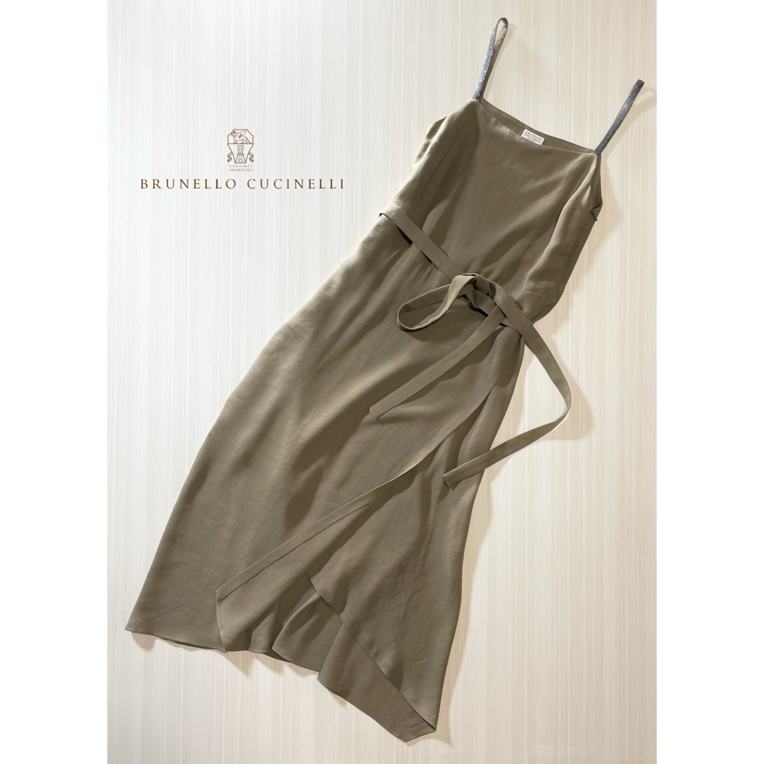 BRUNELLO CUCINELLI - J18☆美品☆極上ロングワンピース ブルネロ