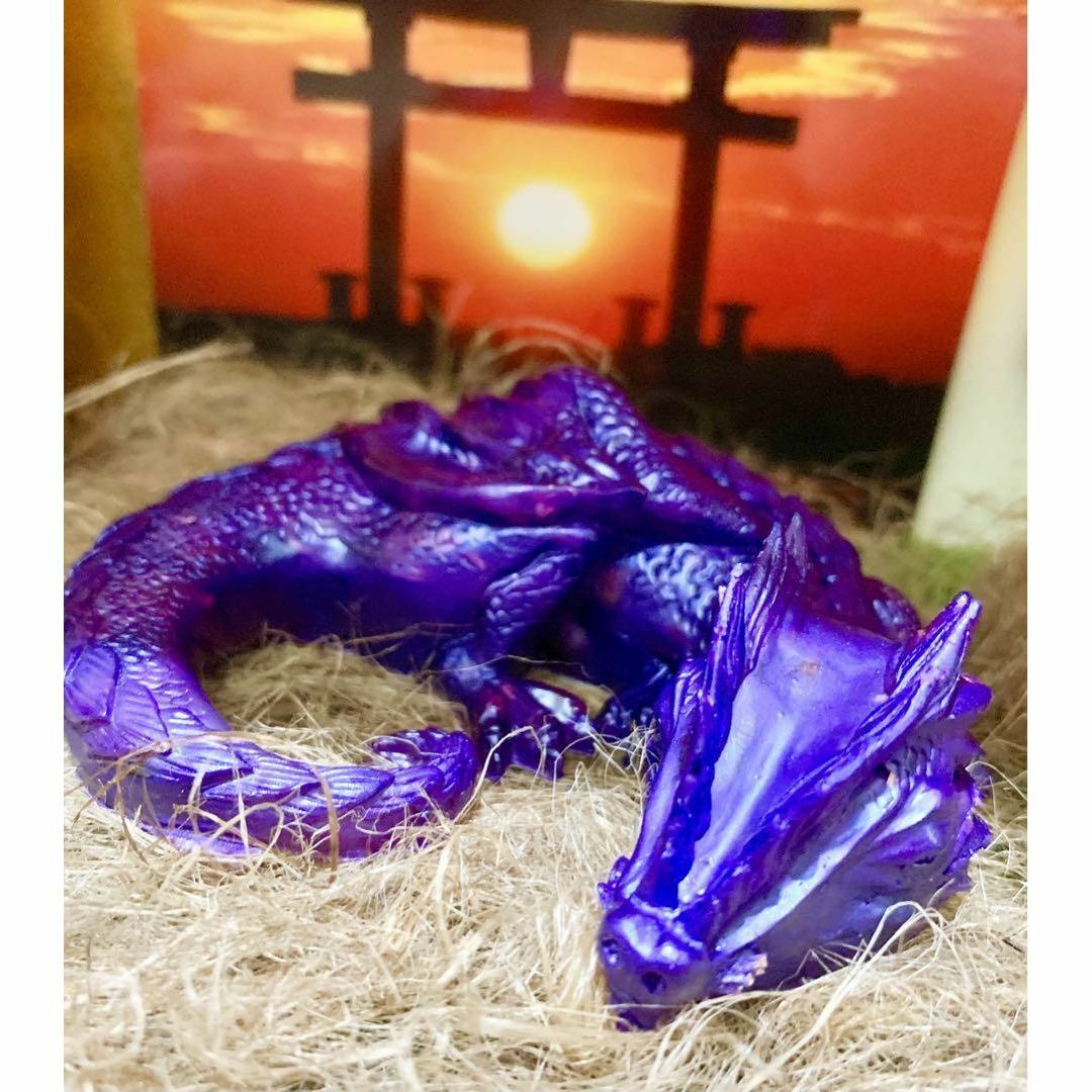 最強開運・強力な力で願いを叶える・紫龍神・オルゴナイト☆彡 最強開運・強力な力で願いを叶える・紫龍神・オルゴナイト☆彡