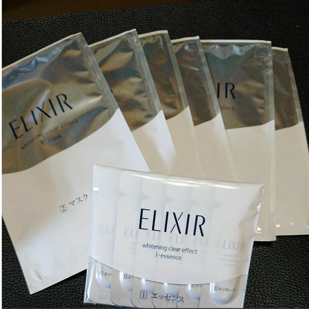ELIXIR(エリクシール)の資生堂《ELIXIR》ホワイト クリアエフェクトマスク コスメ/美容のスキンケア/基礎化粧品(パック/フェイスマスク)の商品写真
