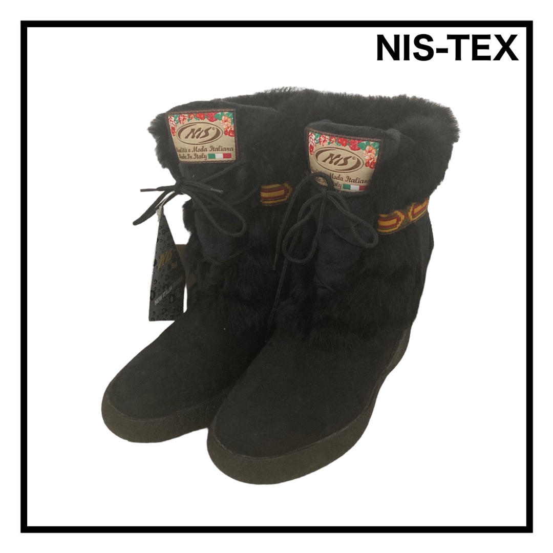 【新品タグ付き】　NIS-TEX　スノーブーツ　イタリア製　雪靴　防水　24㎝