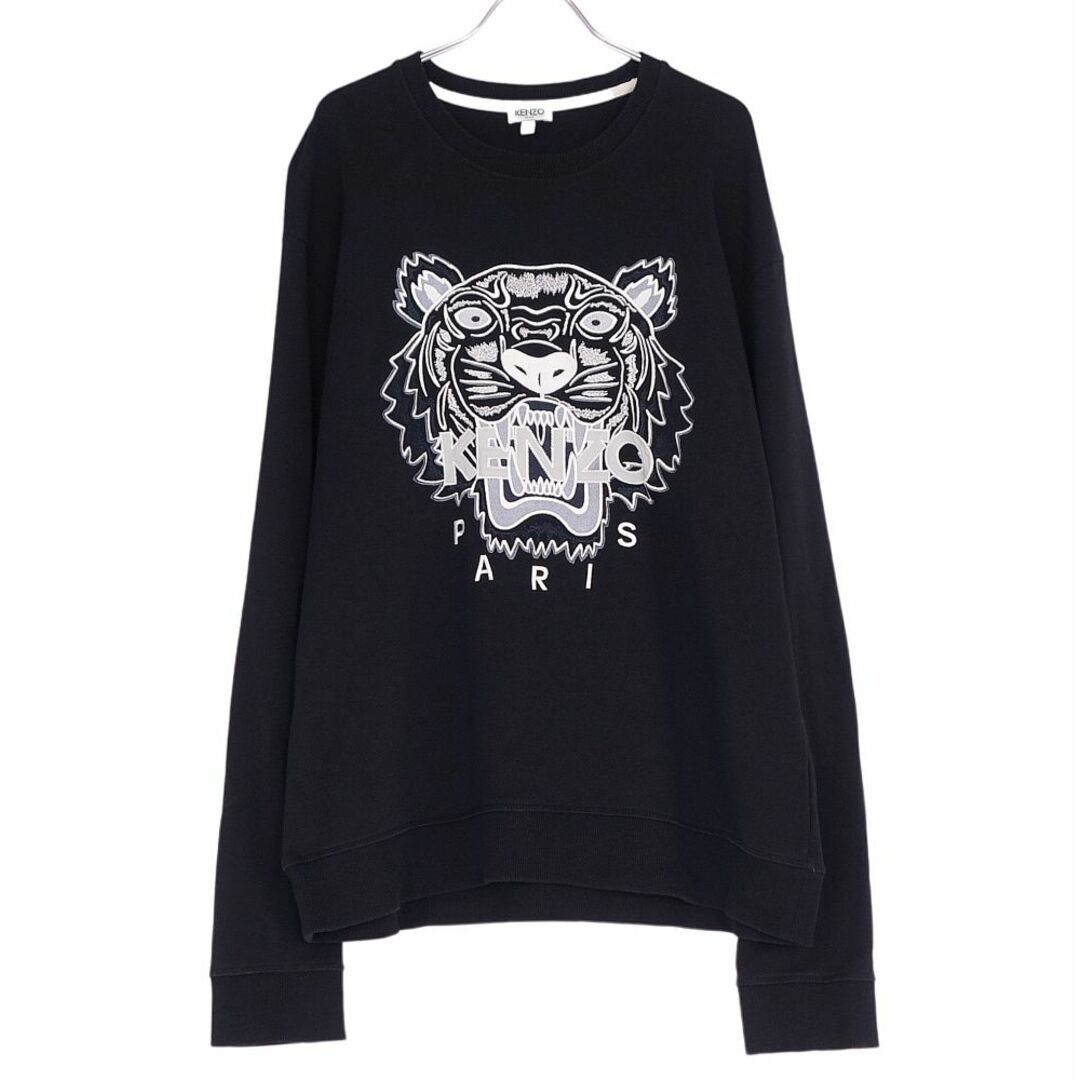 kenzo  トレーナー黒　XL  ⭐️ほぼ新品⭐️