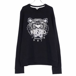 《激レア》ケンゾー KENZO⭐︎スウェット 刺繍デカロゴ ネイビー SW687